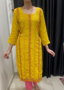 Single Long Kurta+ Jeans+ Trousers