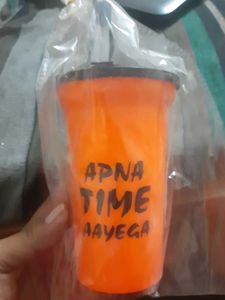 &#34;Apna Time Aayega&#34; Orange Tumbler