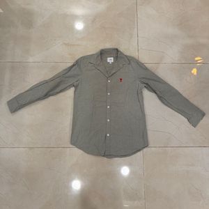 AMI Paris Shirt, grey/greenish,