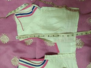 Pinkish With White Embroidery Flower Saree