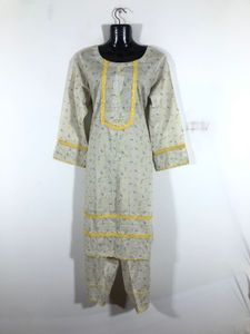 Pastel Green Printed Kurta Set (Women’s)