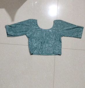 Lycra Blouse TEAL colour Free Size