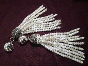 Beaded Tassel Earrings