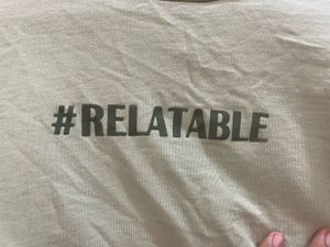 &#34;Relatable&#34; Color Block Long Sleeve Top
