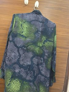 Unique Green Patterned Coord Set