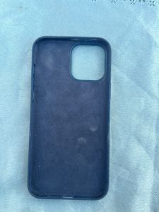 Iphone 13 Pro Max Blue Silicon Case