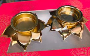 Lotus Tealight Candle Holders
