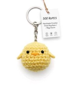 Cute Crochet Chick Keychain/bagcharm Handmade