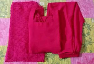 Pink Kutta With Pent & Duppta ♥️
