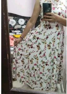 Floral Print Sleeveless Dress