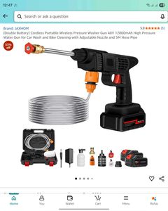 Cordless Pressure Washer Gun