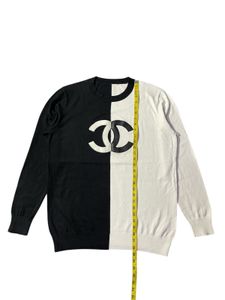 Chanel Two-Tone Knit Sweater