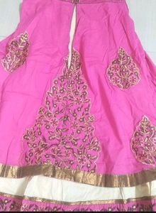 Pink Embroidered Anarkali Dress