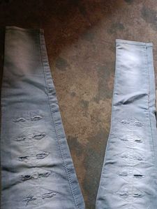 Distressed Corduroy Pants
