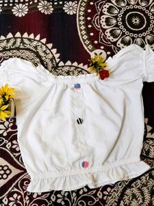 Crop Top With / Full Sleeves Healthytop