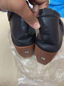 Black Wedges-Size 40