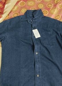 Denim Button-Down Shirt