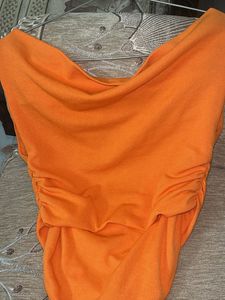 Orange Uptown Top