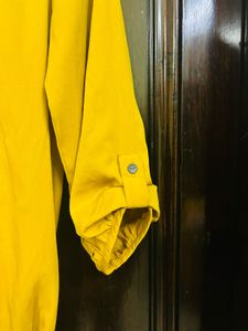 Mustard Top with 3/4 Sleeves