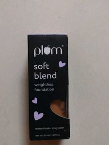 plum liquid foundation 130N + free korean face mas