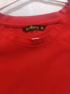 DRESSBERRY RED CROP TOP
