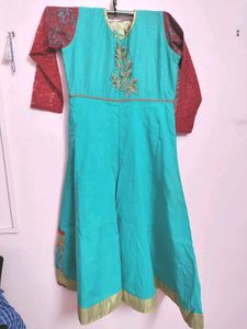 467 Rs Gorgeous Cotton Anarkali Set
