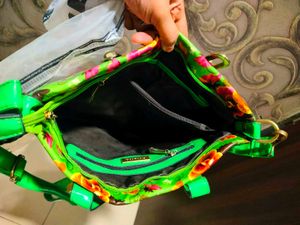 Lovely Green 💚 Floral Vintage Print Handbag 👜