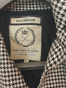 Houndstooth Trench Coat