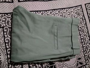 Green casual pants