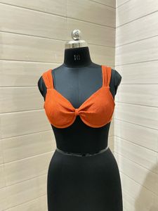 Imported Pintresty Orange Bra