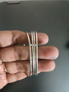 92.5 Silver Bangle Set