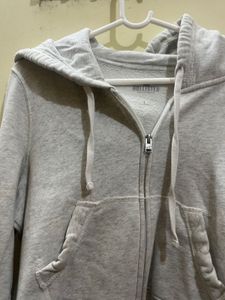 Hollister Cropped Sweater Grey