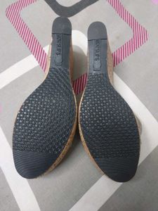 Women Beige Wedges Heels