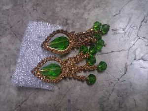 Green Earrings
