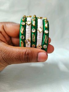 Silk thread bangles