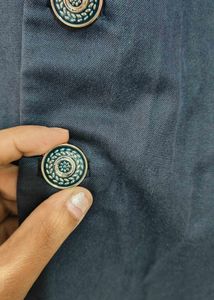 Navy Blue Jodhpuri With Pant