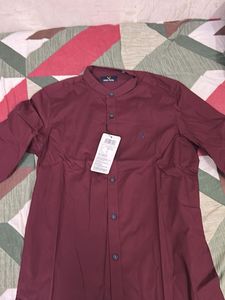 Maroon Casual Shirt