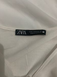 Zara Classy White Top🫶🏻
