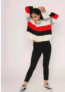 Striped Knit Sweater