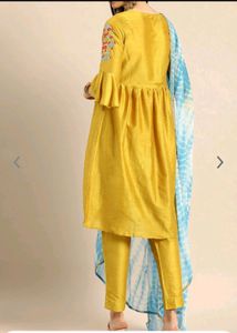 Sell🥳Kurta With Trouser And Dupatta