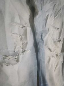 Ripped Denim Jeans XL Size