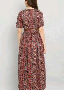 Floral Print Maxi Dress