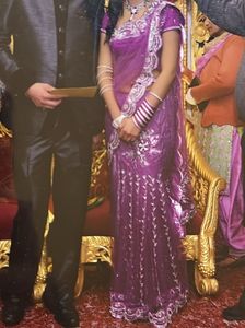 Ready To Wear Gorgeous Fuschia Saree