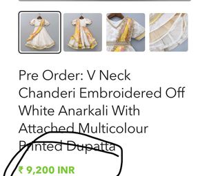 Elegant Embroidered Anarkali Dress