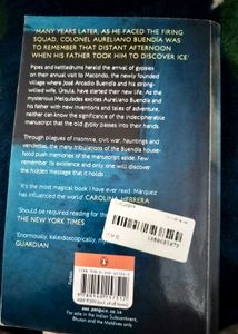 One Hundred Years of Solitude- novel