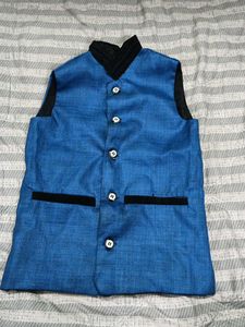 Stylish Blue Ethnic Jacket