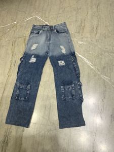 Puella Ripped Denim Jeans