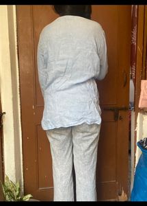 ZARA blue Cotton Shirt