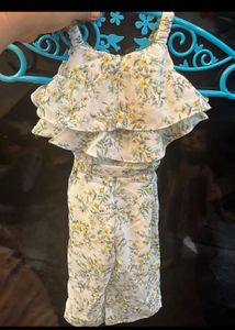 Floral Girls Jumpsuit