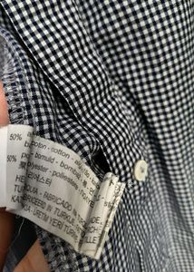 ZARA Checkered Long Sleeve Shirt